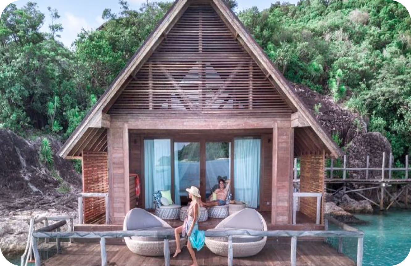 From breakfast to dinner enjoy freshly prepared dishes surrounded by nature — Aqua Dive Resort Amed, Bali