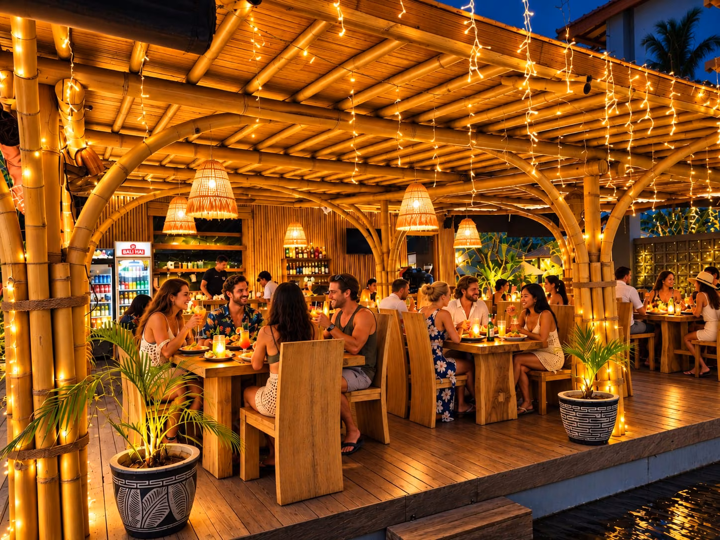 Restaurant & rooftop bar — Aqua Dive Resort Amed, Bali